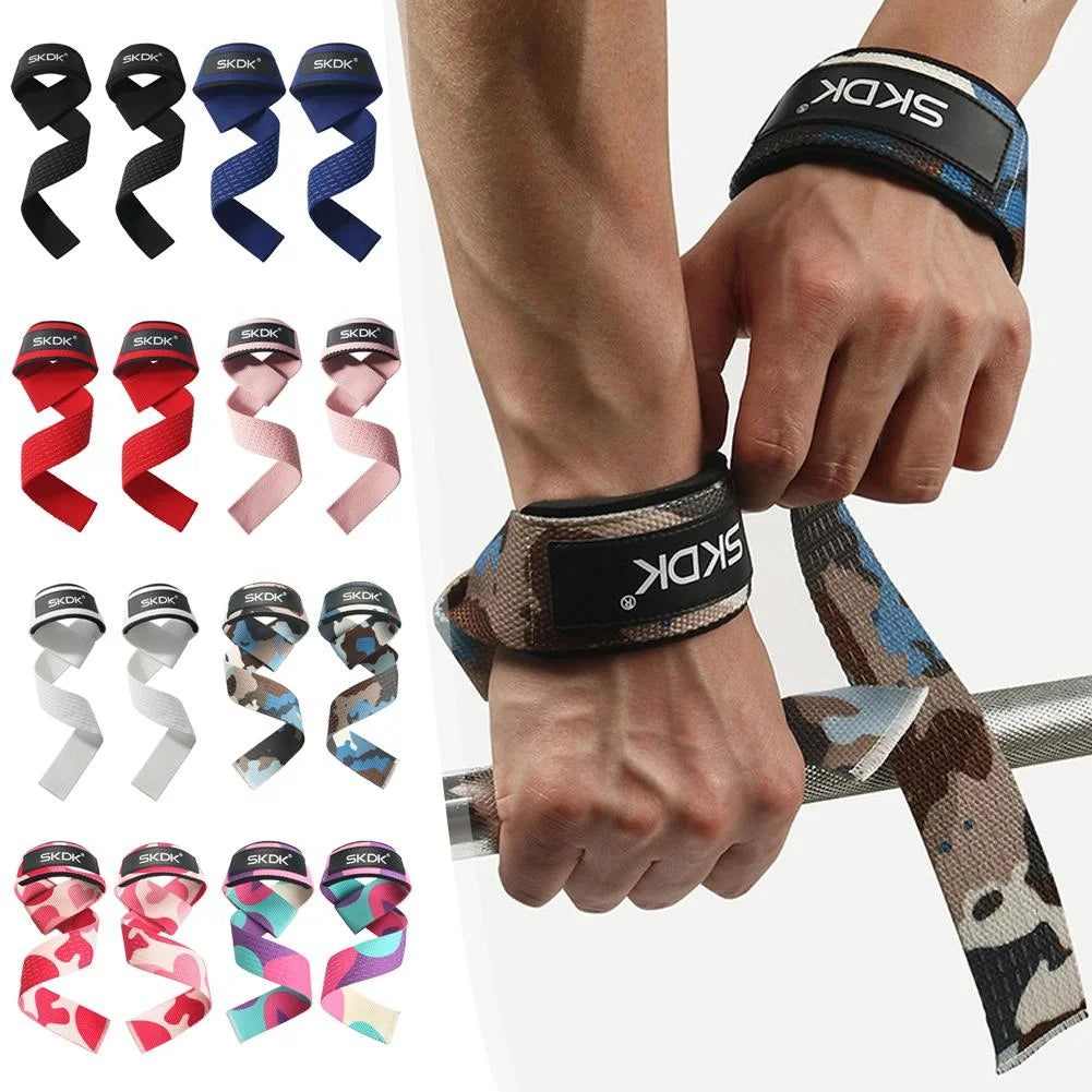 1Pair Weight Lifting Straps Belt Gym Wrist Support Weight Lifting Strap
